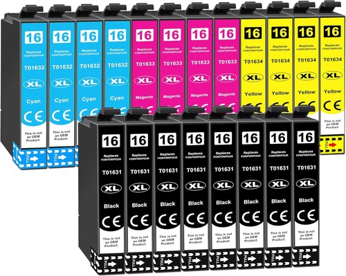 20er pack 16xl druckerpatronen - 16xl,